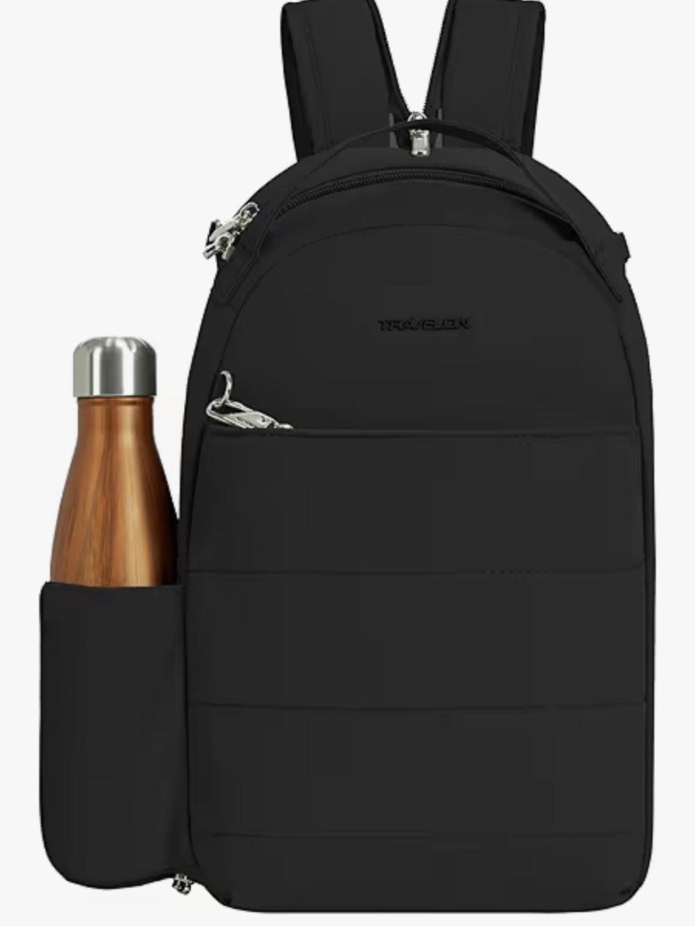 Travelon Black Everyday Anti-Theft Roam Convertible Backpack Sling, bag
